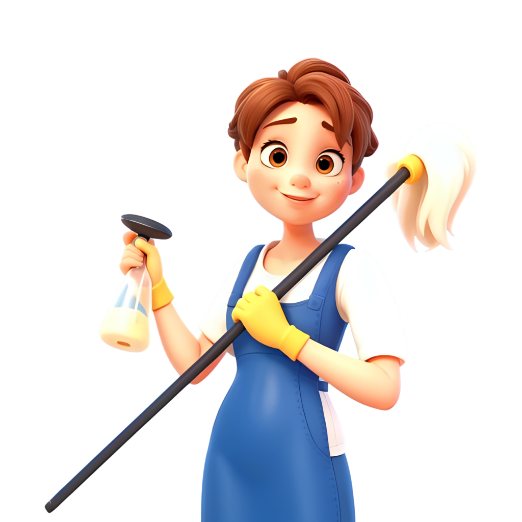 Limpieza Sandoval Cambrils - woman, cleaning, service, housekeeping, cartoon, cleaner, maid, housework, clean, hygiene, household, housekeeper, equipment, work, washing, brush, ai generated, cutout, cartoon character, cleaning, cleaning, cleaning, cleaning, cleaning, housekeeping